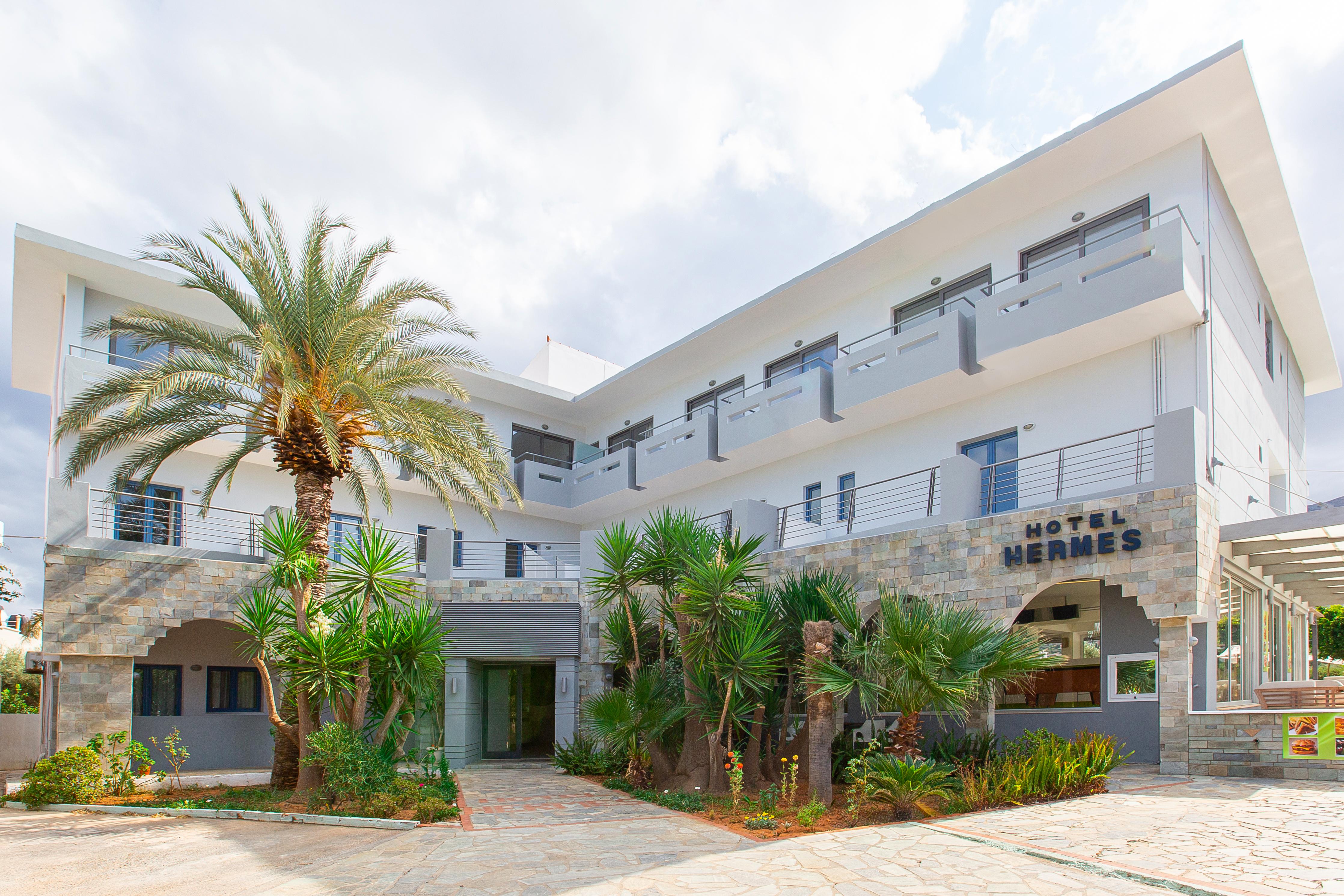 Hermes Hotel Malia Exterior foto